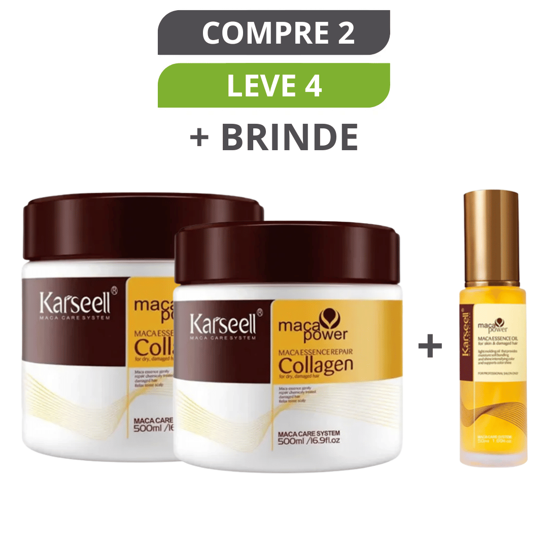 Máscara de Colágeno Karseell + Brinde