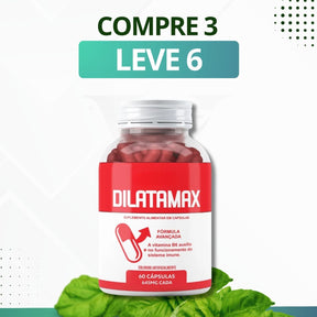 Dilatamax - Suplemento Alimentar - Brinde Exclusivo + Frete Grátis