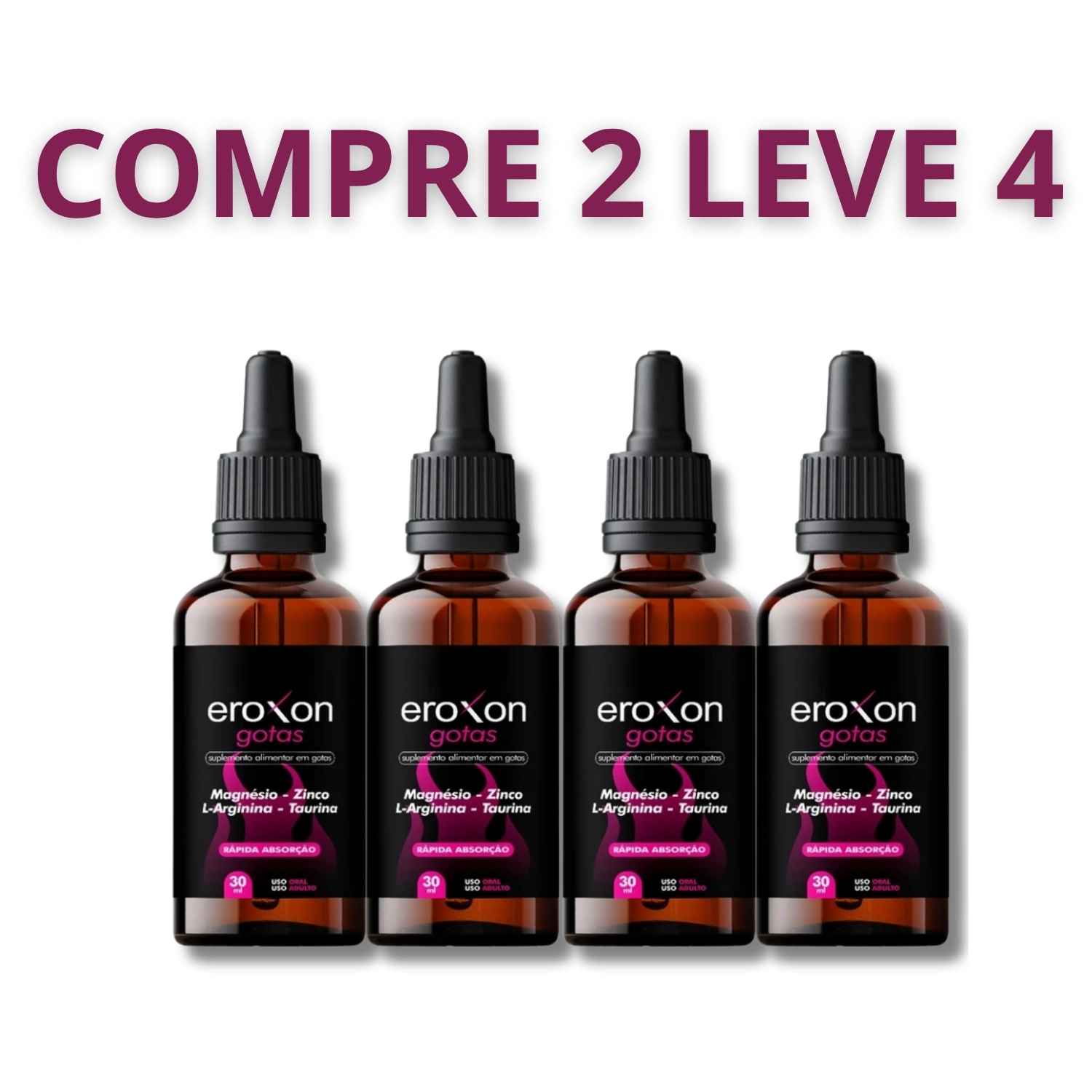 Eroxon 30ml - Melhora o Desempenho e Intensifica a Sensação de Prazer + Frete Gratis
