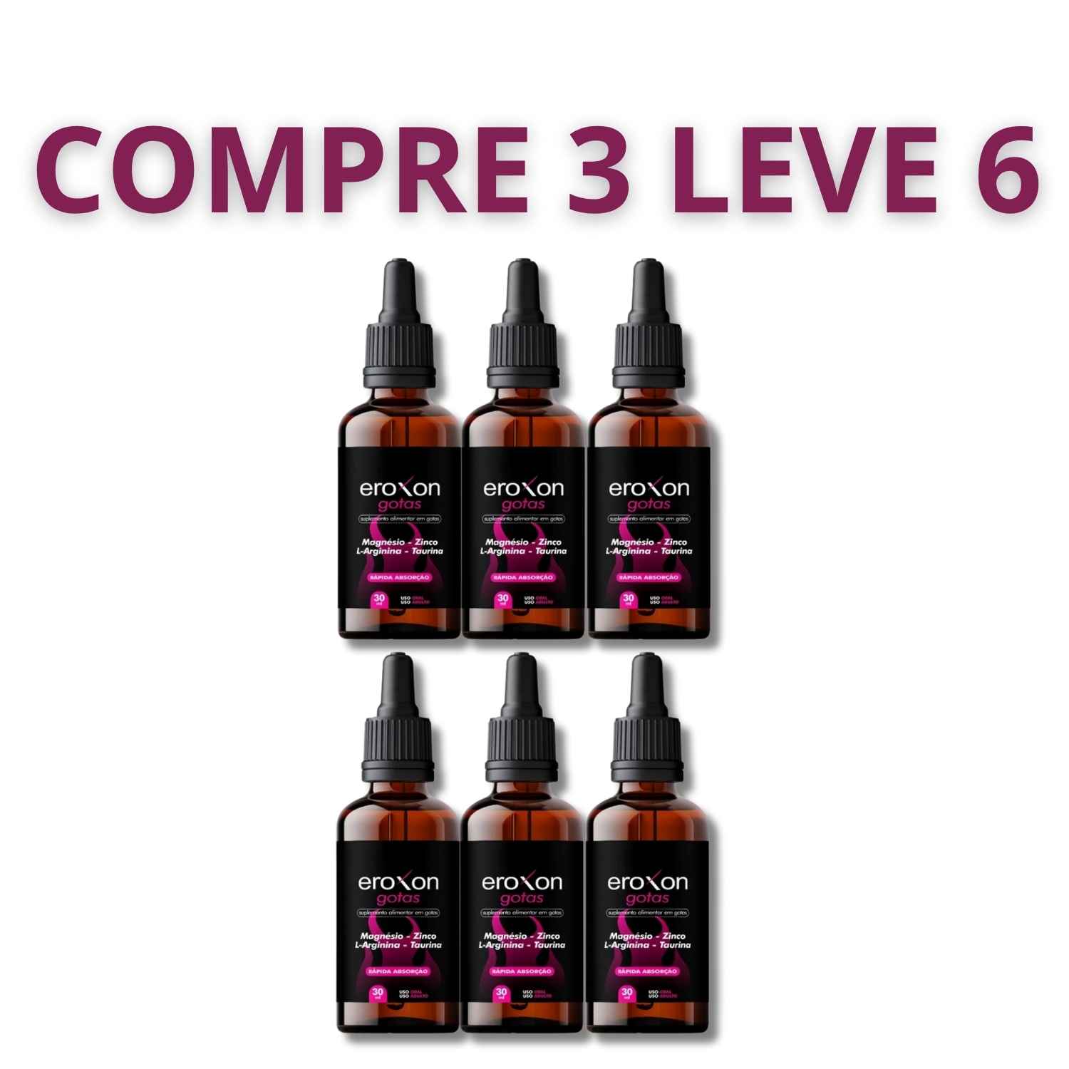 Eroxon 30ml - Melhora o Desempenho e Intensifica a Sensação de Prazer + Frete Gratis