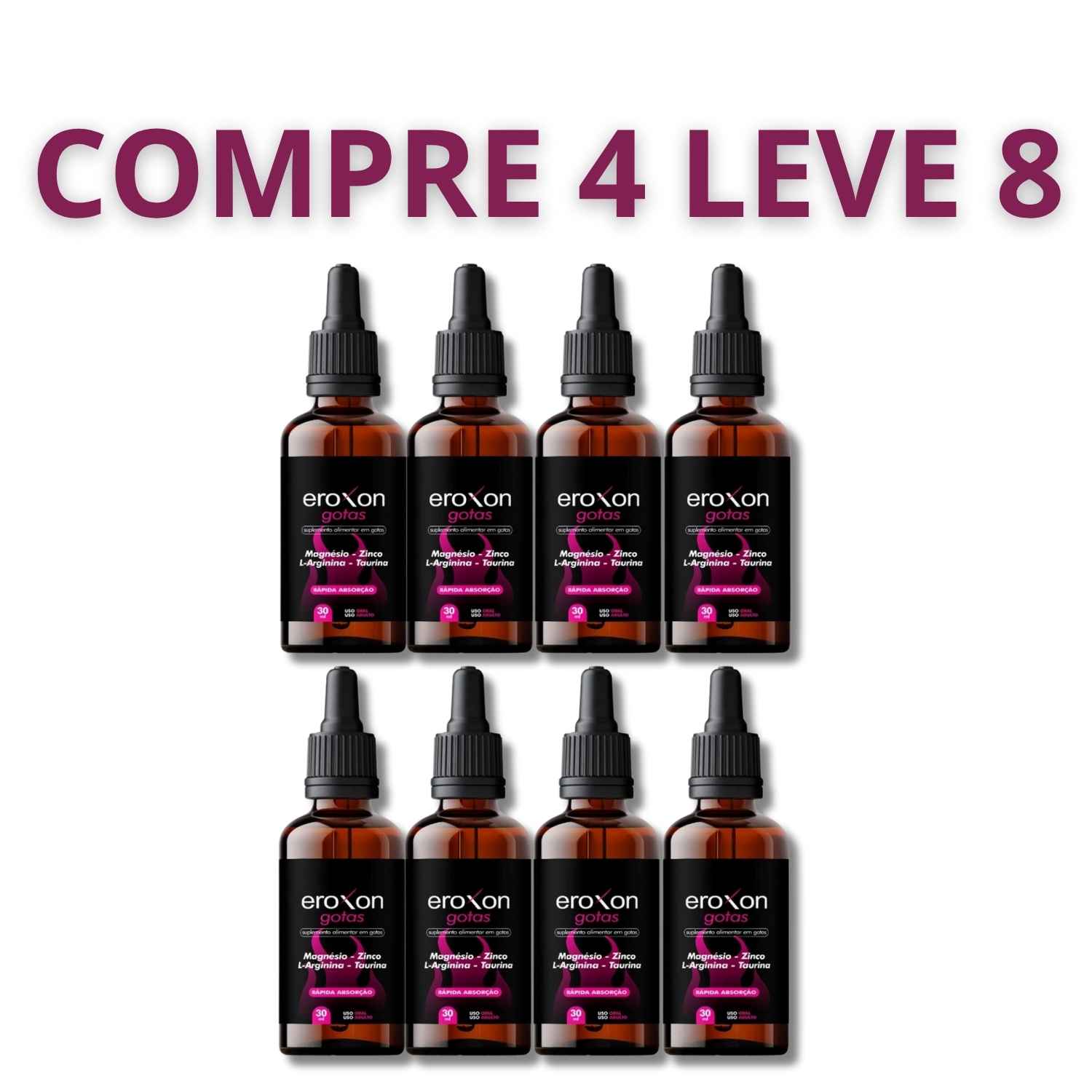 Eroxon 30ml - Melhora o Desempenho e Intensifica a Sensação de Prazer + Frete Gratis