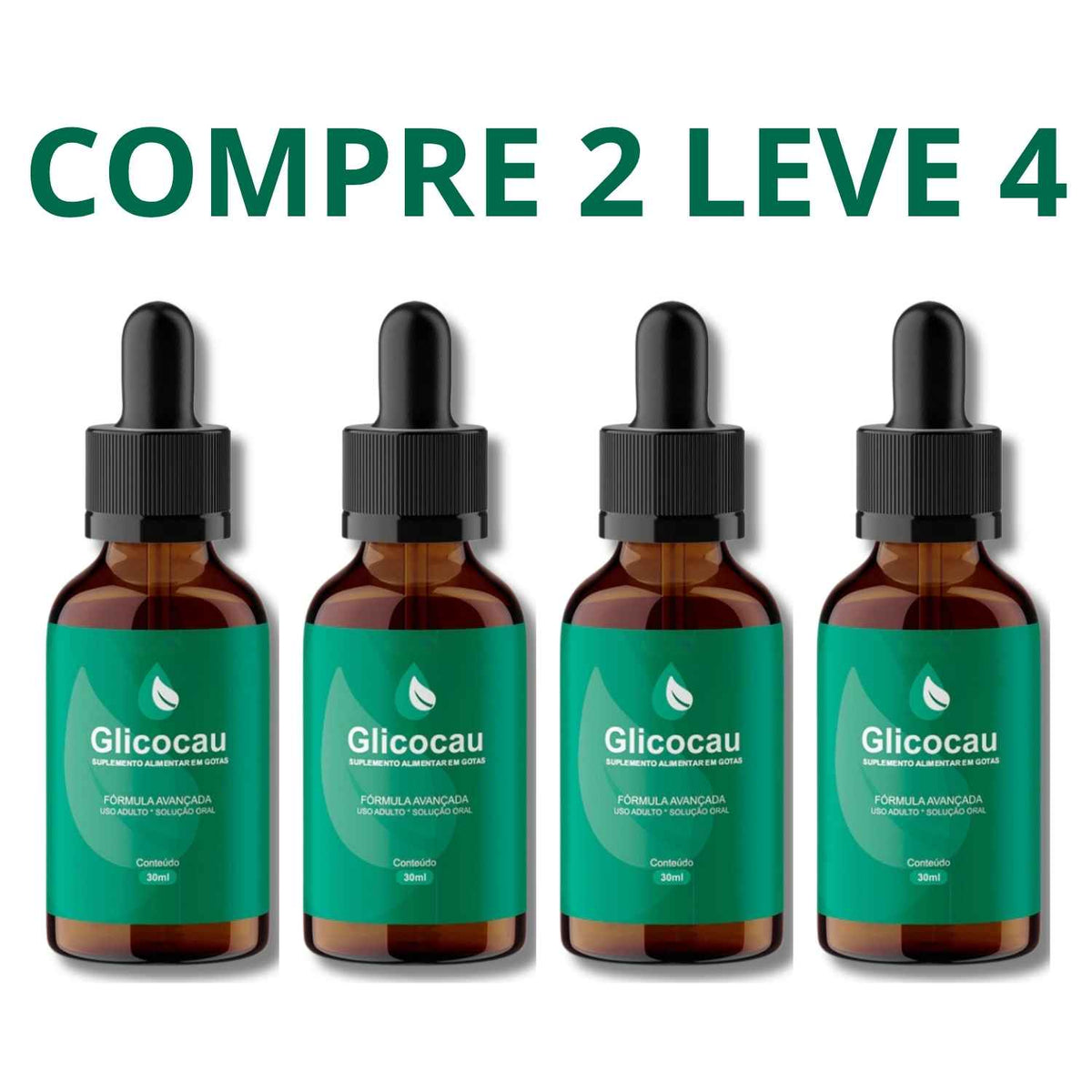 Glicocau - Controle Da Diabete Promovendo o Bem-Estar + Frete Grátis