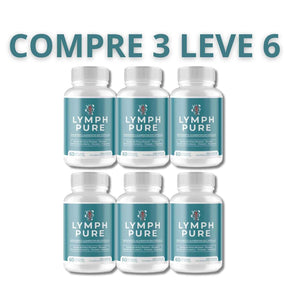 Lymph Pure 60 Cápsulas - Elimina Inchaço e Melhora a Saúde + Frete Grátis