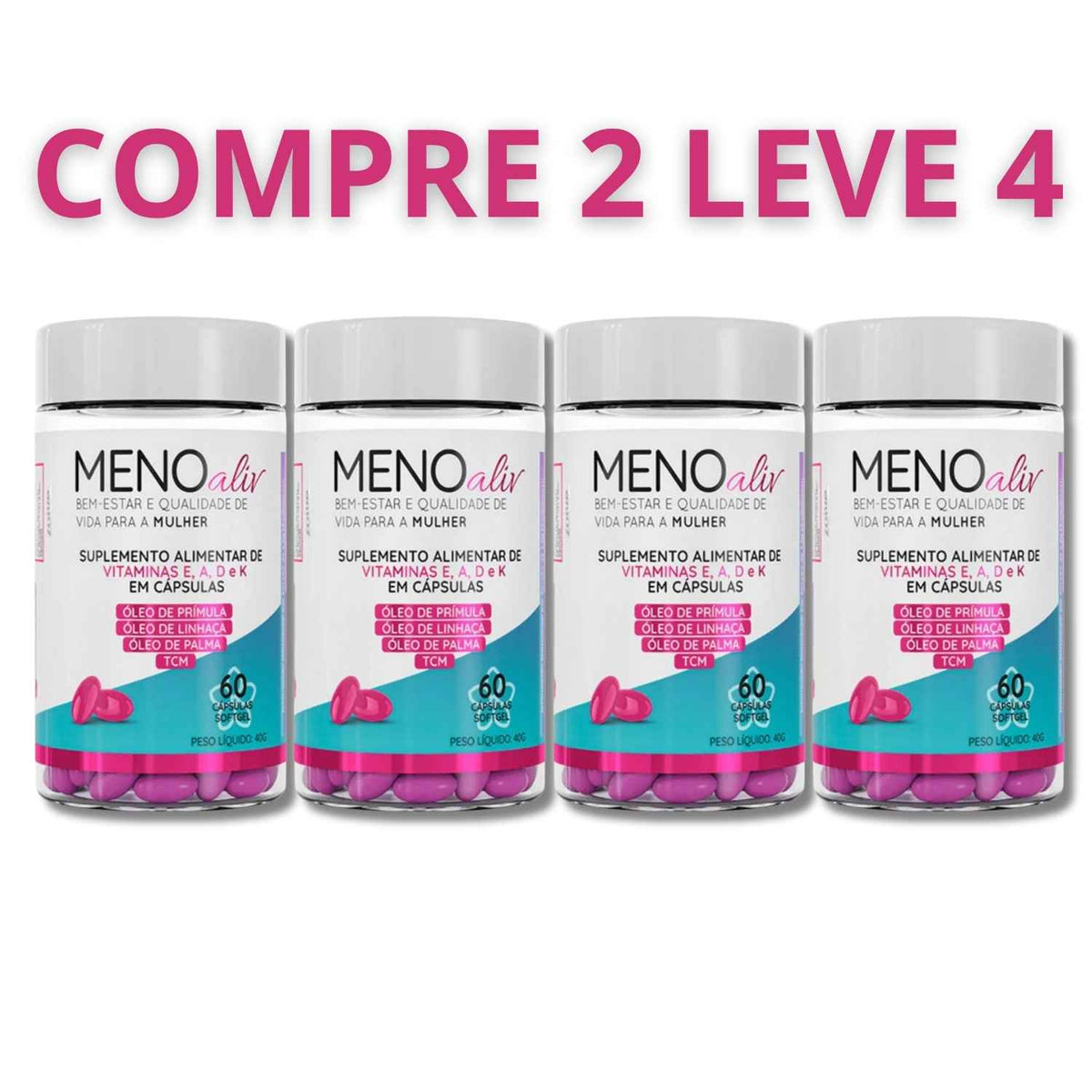 Meno Aliv: Alívio Natural e Seguro dos Sintomas da Menopausa