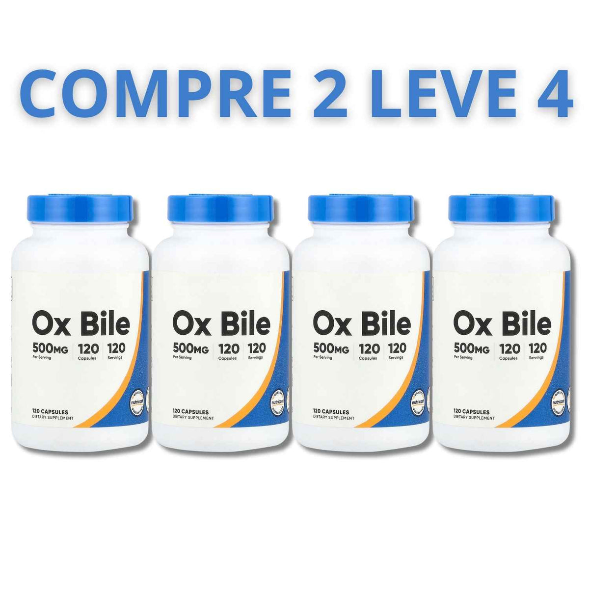 Ox Bile - Controle Seguro Para Facilitar a Digestão de Gorduras + Frete Grátis
