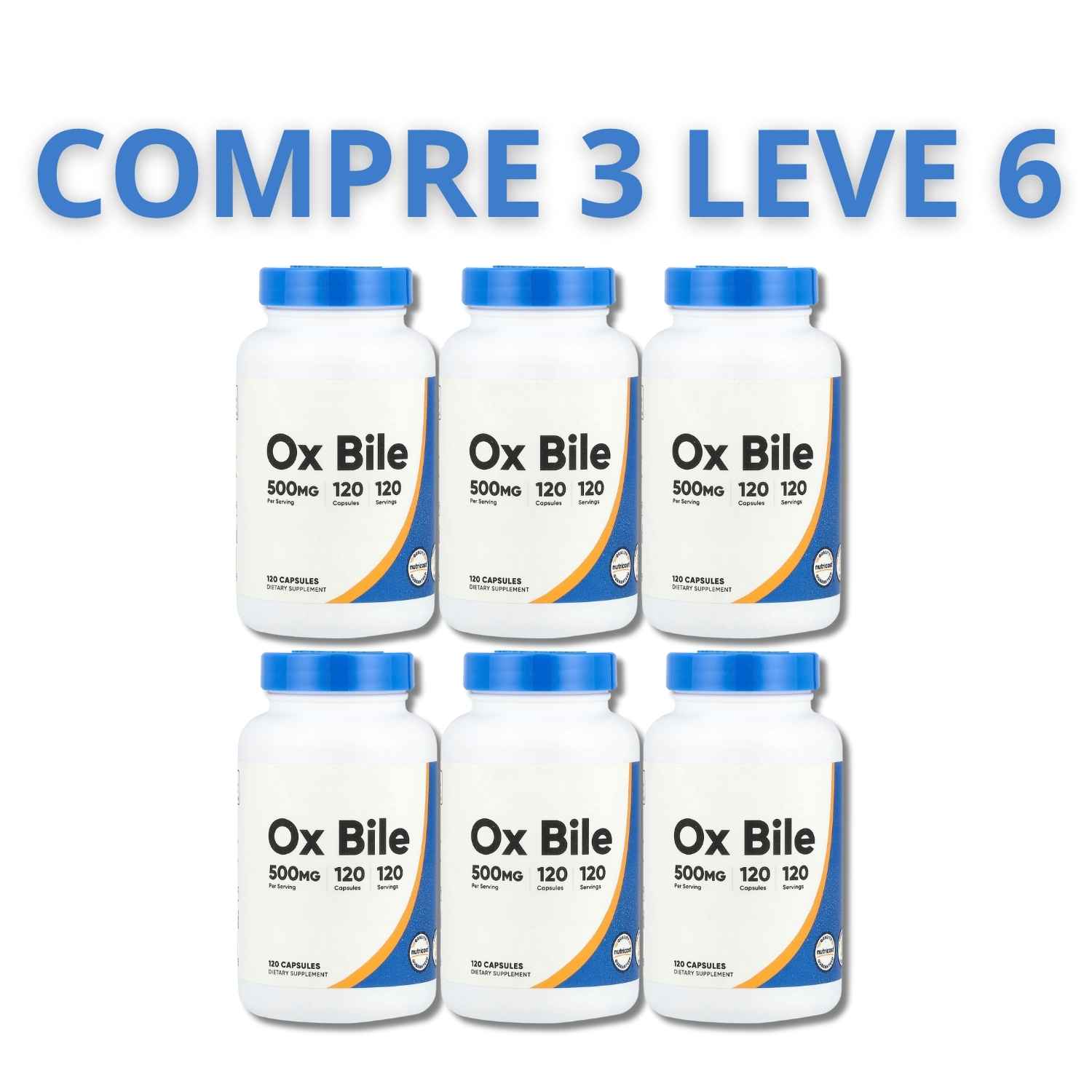 Ox Bile - Controle Seguro Para Facilitar a Digestão de Gorduras + Frete Grátis