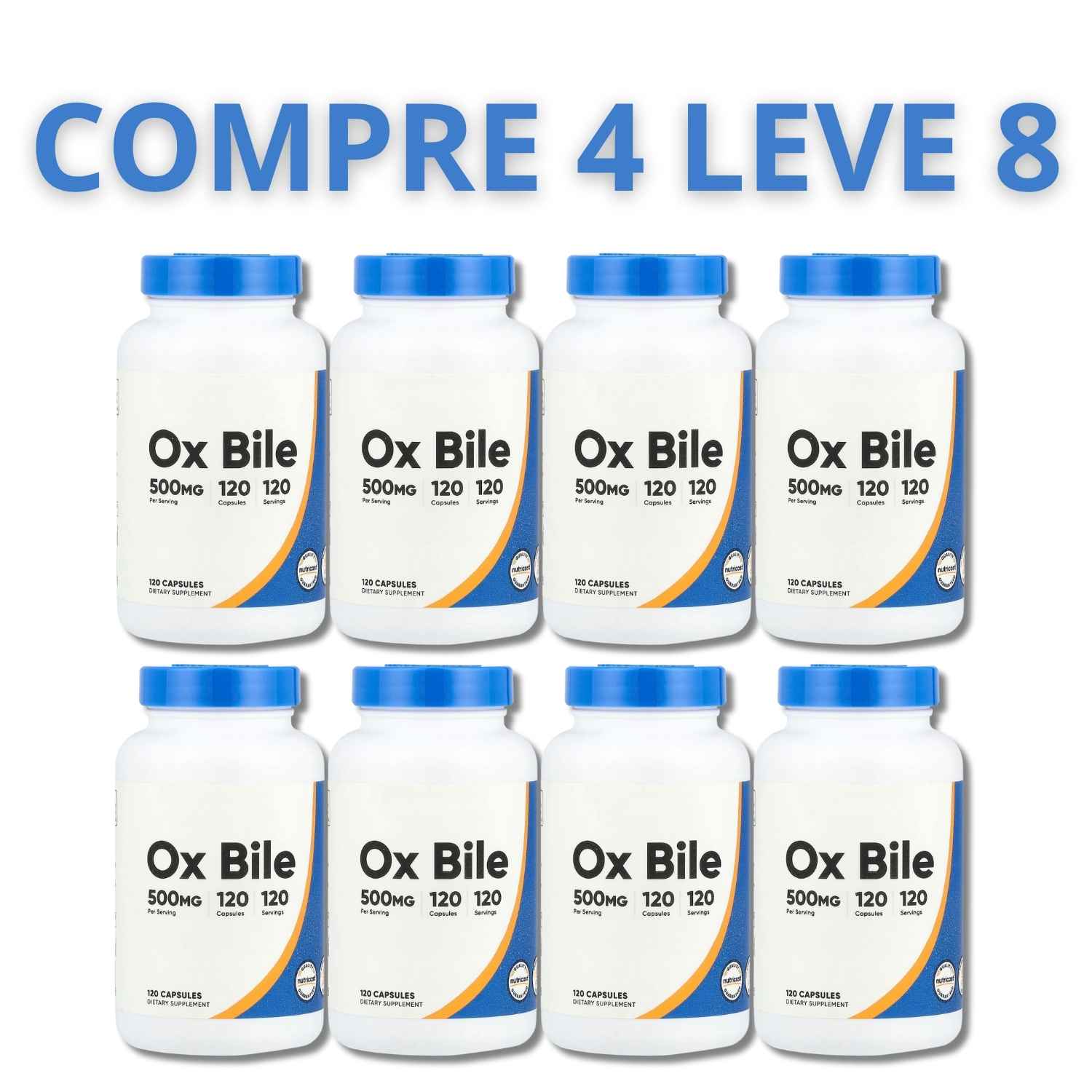 Ox Bile - Controle Seguro Para Facilitar a Digestão de Gorduras + Frete Grátis