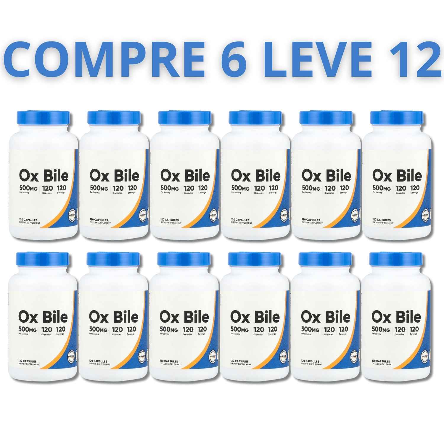 Ox Bile - Controle Seguro Para Facilitar a Digestão de Gorduras + Frete Grátis