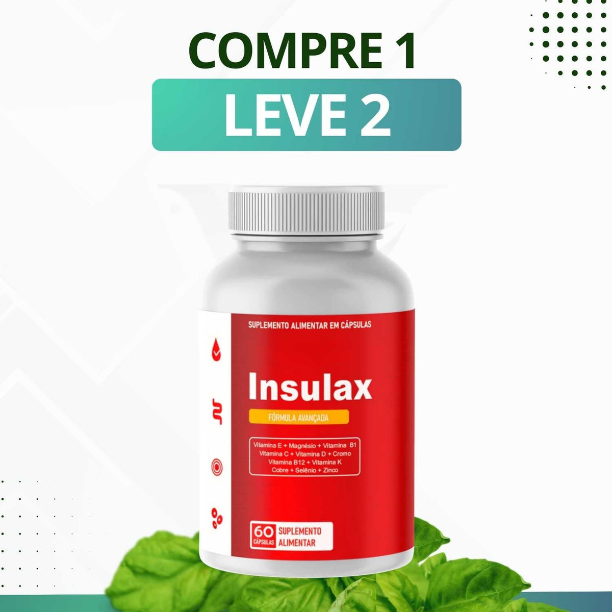 Insulax – Suplemento Alimentar - Promoção Exclusiva + Frete Grátis